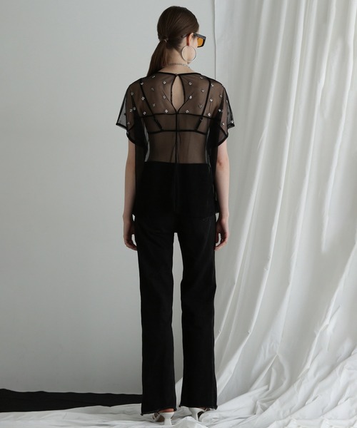 ROSE BUD（ローズバッド）の「チュールシアーブラウス（シャツ/ブラウス・レディース・ホワイト・ONE SIZE）」の15枚目の写真