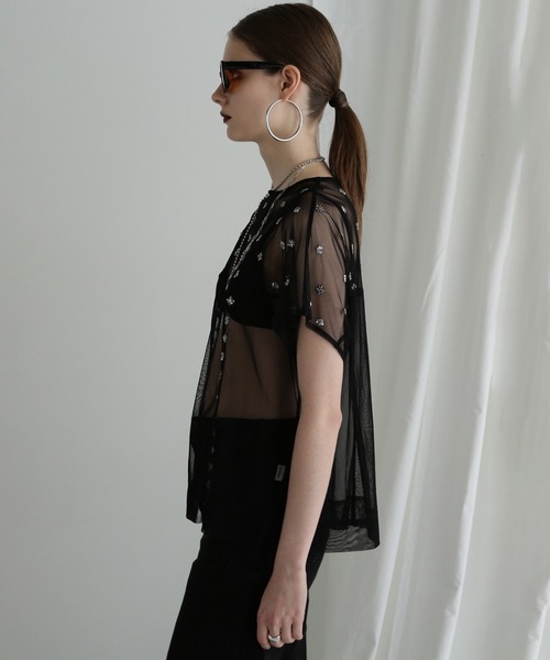 ROSE BUD（ローズバッド）の「チュールシアーブラウス（シャツ/ブラウス・レディース・ホワイト・ONE SIZE）」の17枚目の写真