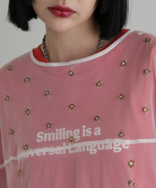 ROSE BUD（ローズバッド）の「チュールシアーブラウス（シャツ/ブラウス・レディース・ホワイト・ONE SIZE）」の8枚目の写真