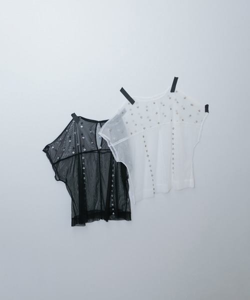 ROSE BUD（ローズバッド）の「チュールシアーブラウス（シャツ/ブラウス・レディース・ホワイト・ONE SIZE）」の20枚目の写真