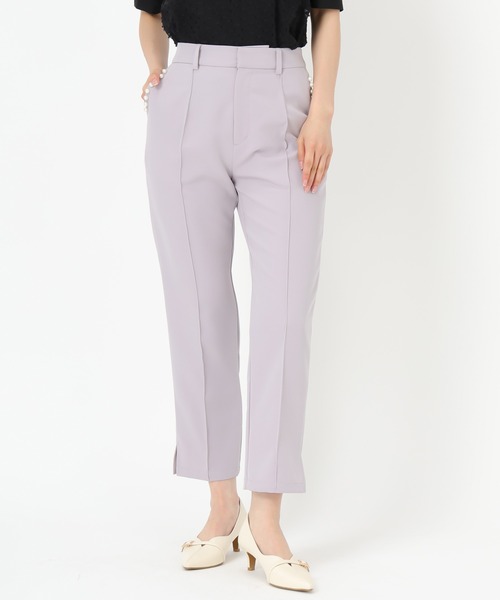 MISCH MASCH（ミッシュマッシュ）の「ポケットパールストレートパンツ（スラックス・レディース・ラベンダー/ホワイト/ブラック・S/M）」の10枚目の写真