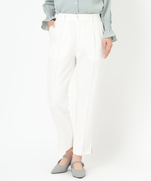 MISCH MASCH（ミッシュマッシュ）の「ポケットパールストレートパンツ（スラックス・レディース・ラベンダー/ホワイト/ブラック・S/M）」の21枚目の写真