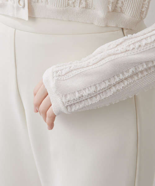 GEMINI】フリルカーディガン カーディガン/ボレロ