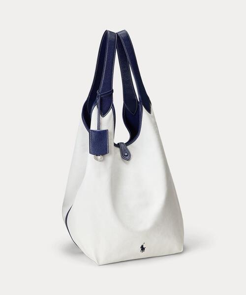 POLO RALPH LAUREN ラージトートバッグポーチ付 Polo-Play coll. Polo Play レザー ラージ トート | ラルフ ローレン公式