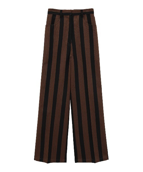 CLANE(クラネ)の「STRIPE CENTER CLEASE STRAIGHT PANTS(その他パンツ・レディース・ストライプ・1/0/2)」の8枚目の写真