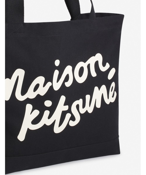 関税込＊MAISON KITSUNE＊ハンドライティング トート MAISON KITSUNE HANDWRITING TOTE（トートバッグ）｜Maison