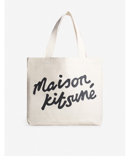 MAISON KITSUNE メゾンキツネ ハンドライティング トート MAISON KITSUNE HANDWRITING TOTE（トートバッグ）｜Maison
