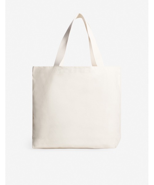 MAISON KITSUNE ロゴ ハンド トート バッグ MAISON KITSUNÉ - ハンドライティングロゴ トートバッグ - BLACK