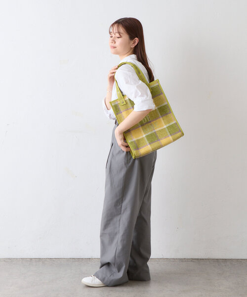 【新品】ADORE パストラルチェックＢＡＧ 新品】ADORE パストラルチェックBAG