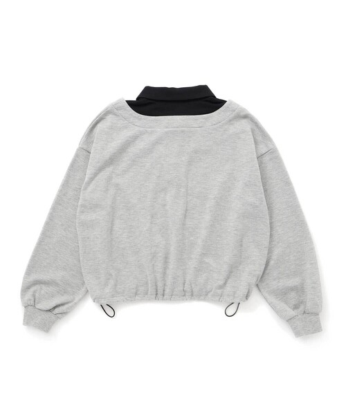 ZIDDY（ジディ）の「襟付きドロストシャツ(130~160cm)（シャツ/ブラウス・キッズ・グレー/ピンク・FREE/130cm/140cm/150cm）」の11枚目の写真