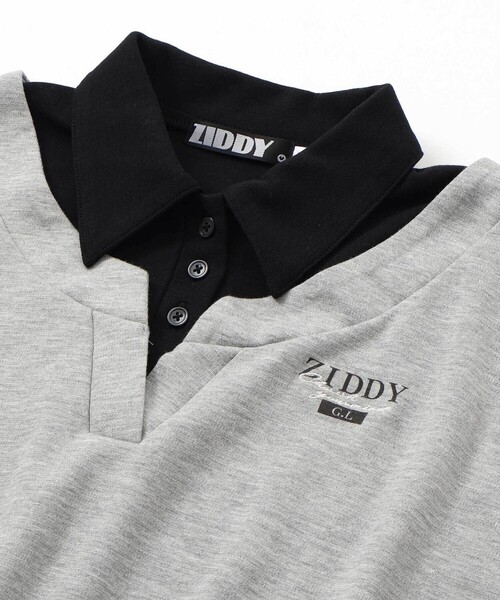 ZIDDY（ジディ）の「襟付きドロストシャツ(130~160cm)（シャツ/ブラウス・キッズ・グレー/ピンク・FREE/130cm/140cm/150cm）」の12枚目の写真