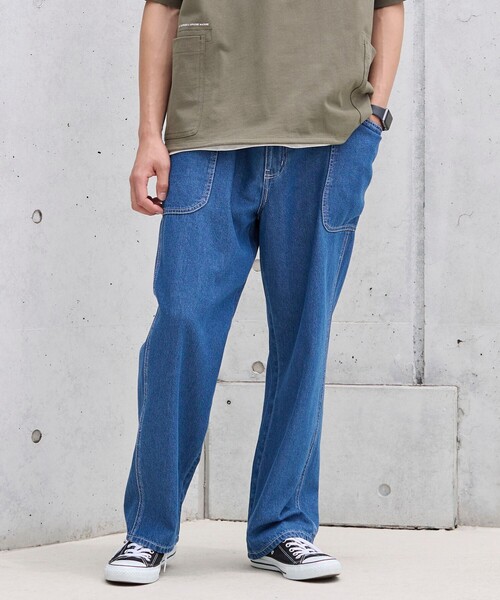 coen（コーエン）の「【C.DENIMS】デニムサイドポケットパンツ（デニムパンツ・メンズ・オフホワイト/ダークグレー/コバルトブルー・XL/L/M/S）」の5枚目の写真