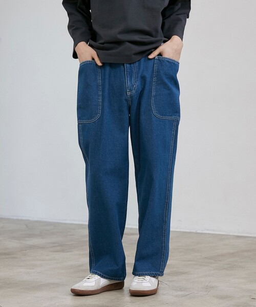 coen（コーエン）の「【C.DENIMS】デニムサイドポケットパンツ（デニムパンツ・メンズ・オフホワイト/ダークグレー/コバルトブルー・XL/L/M/S）」の15枚目の写真