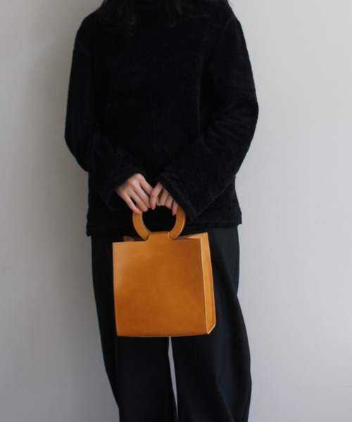 TIDEWAY(タイドウェイ)の「NUME MARUTE TOTE(ハンドバッグ・レディース・ブラック/キャメル/チョコ/その他・FREE)」の4枚目の写真
