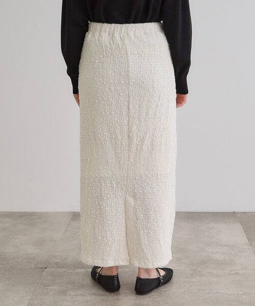 grove（グローブ）の「シャーリングナロースカート（スカート・レディース・ブラック/オフホワイト/ライトブルー・03/02/01/04/05）」の18枚目の写真