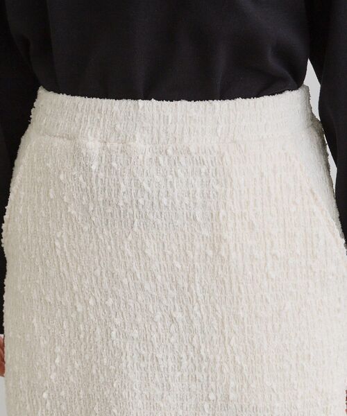 grove（グローブ）の「シャーリングナロースカート（スカート・レディース・ブラック/オフホワイト/ライトブルー・03/02/01/04/05）」の19枚目の写真
