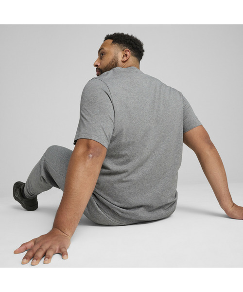 PUMA(プーマ)の「PUMA プーマ メンズ ESS NO. 1 ロゴ 半袖 Tシャツ(Tシャツ/カットソー・メンズ・ヘザーグレー/ブラック/ホワイト/ネイビー・SMALL/MEDIUM/LARGE/XX-LARGE/X-LARGE)」の7枚目の写真