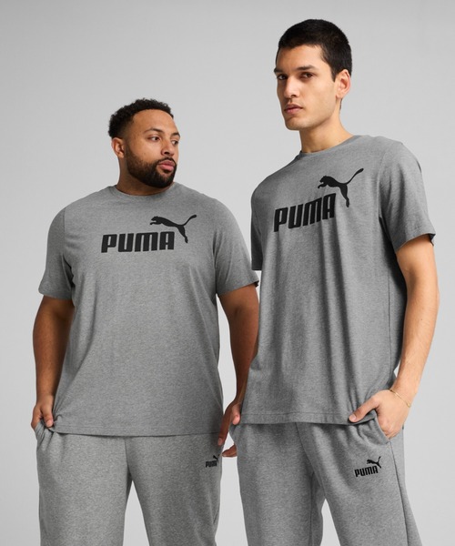 PUMA(プーマ)の「PUMA プーマ メンズ ESS NO. 1 ロゴ 半袖 Tシャツ(Tシャツ/カットソー・メンズ・ヘザーグレー/ブラック/ホワイト/ネイビー・SMALL/MEDIUM/LARGE/XX-LARGE/X-LARGE)」の3枚目の写真