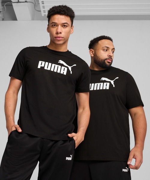 PUMA(プーマ)の「PUMA プーマ メンズ ESS NO. 1 ロゴ 半袖 Tシャツ(Tシャツ/カットソー・メンズ・ヘザーグレー/ブラック/ホワイト/ネイビー・SMALL/MEDIUM/LARGE/XX-LARGE/X-LARGE)」の2枚目の写真
