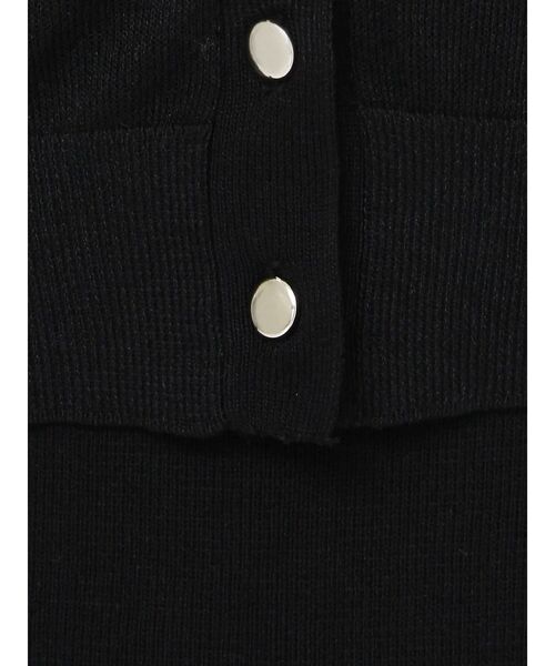 RESEXXY（リゼクシー）の「シアーカーデコンビニットワンピース（ワンピース・レディース・ブルー/ブラック/レッド・FREE）」の11枚目の写真