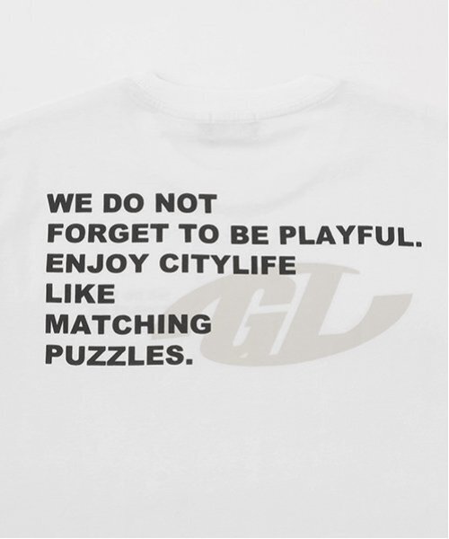 GLAZOS（グラソス）の「【大人向けサイズあり】【プチプラ】バックプリント半袖Tシャツ（Tシャツ/カットソー・キッズ・ブラック/ホワイト/ネイビー/ベージュ/ブルー/カーキ・S/L/M/LL）」の21枚目の写真