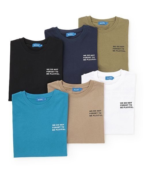 GLAZOS（グラソス）の「【大人向けサイズあり】【プチプラ】バックプリント半袖Tシャツ（Tシャツ/カットソー・キッズ・ブラック/ホワイト/ネイビー/ベージュ/ブルー/カーキ・S/L/M/LL）」の15枚目の写真