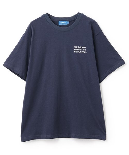 GLAZOS（グラソス）の「【大人向けサイズあり】【プチプラ】バックプリント半袖Tシャツ（Tシャツ/カットソー・キッズ・ブラック/ホワイト/ネイビー/ベージュ/ブルー/カーキ・S/L/M/LL）」の19枚目の写真