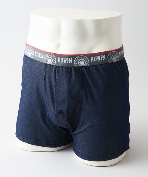 EDWIN（エドウィン）の「【EDWIN/エドウィン】ニットトランクス（トランクス・メンズ・ブラック/インディゴブルー・MEDIUM/LARGE/X-LARGE）」の4枚目の写真