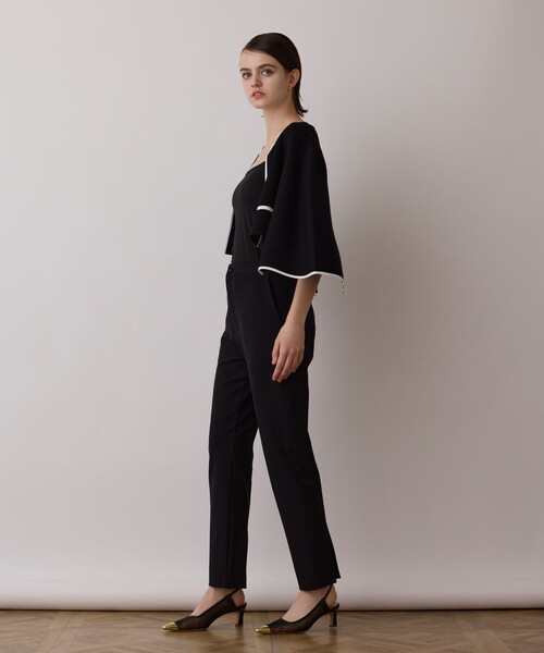 GRACE CONTINENTAL(グレースコンチネンタル)の「ストレッチテーパードパンツ(その他パンツ・レディース・ブラック/ベージュ・38/36)」の6枚目の写真