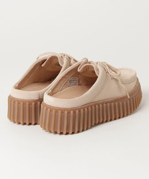 Clarks（クラークス）の「クラークス Torhill Mule トーヒルミュール（モカシン/デッキシューズ・レディース・ブラック系その他/グレー系カモフラージュ・55/35/40/45/50/30）」の4枚目の写真