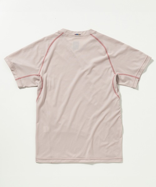 phenix outdoor(フェニックスアウトドア)の「phenix OUTDOOR(フェニックスアウトドア) レディース ライン柄 クルーネック半袖Tシャツ (吸水速乾 / 通気性)(Tシャツ/カットソー・レディース・ピンク/レモンイエロー/チャコールグレー/ブルーグリーン・XL/L/M/S)」の5枚目の写真