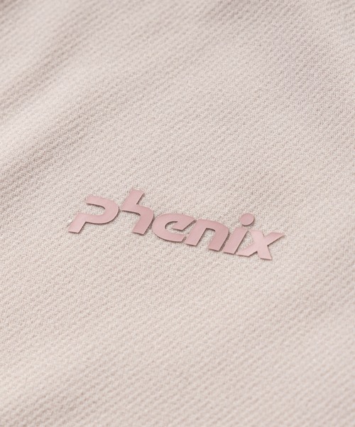 phenix outdoor(フェニックスアウトドア)の「phenix OUTDOOR(フェニックスアウトドア) レディース ライン柄 クルーネック半袖Tシャツ (吸水速乾 / 通気性)(Tシャツ/カットソー・レディース・ピンク/レモンイエロー/チャコールグレー/ブルーグリーン・XL/L/M/S)」の6枚目の写真