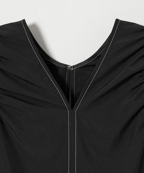 EMMEL REFINES（エメルリファインズ）の「＜EMMEL REFINES＞EM ステッチギャザー ノースリーブ 2WAY ワンピース（ワンピース・レディース・ターコイズブルー/ベージュ/ブラック・FREE）」の11枚目の写真