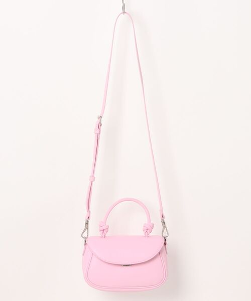 台湾CHARLES&KEITH Sammieノットハンドルフロントフラップバッグ Sammie サミー ノットハンドルフロントフラップバッグ - Bubble