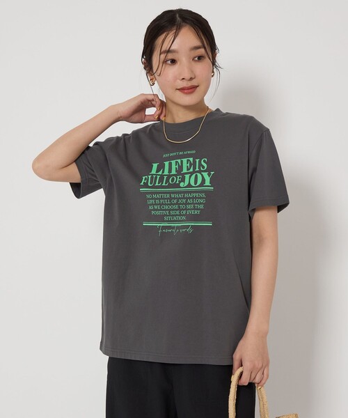 tシャツ 「別注」「BALMY DAYS」プリント Tシャツ レディース 別注】＜BALMY DAYS＞プリント Tシャツ（Tシャツ/カットソー