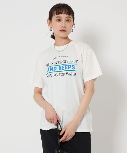 tシャツ 「別注」「BALMY DAYS」プリント Tシャツ レディース 別注】＜BALMY DAYS＞プリント Tシャツ（Tシャツ/カットソー