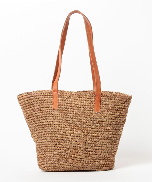 BEAMS BOY（ビームスボーイ）の「ペーパー バッグ（かごバッグ・レディース・ブラウン・ONE SIZE）」の6枚目の写真