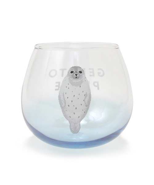 gelato pique（ジェラートピケ）の「あざらし柄ゆらゆらグラス