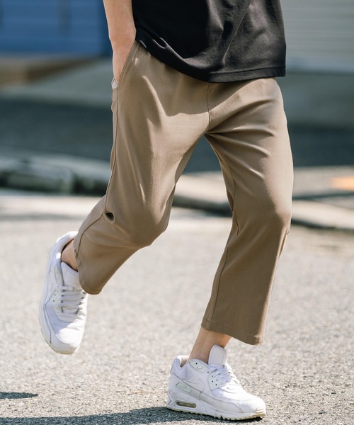 Rocky Monroe（ロッキーモンロー）の「接触冷感 多機能ストレッチクロップドイージーパンツ（その他パンツ・メンズ・チャコール/ブルーグレー/ブラック/ネイビー/ベージュ/インディゴブルー/サックスブルー/グレー/カーキ/オフホワイト・M/XL/L）」の7枚目の写真