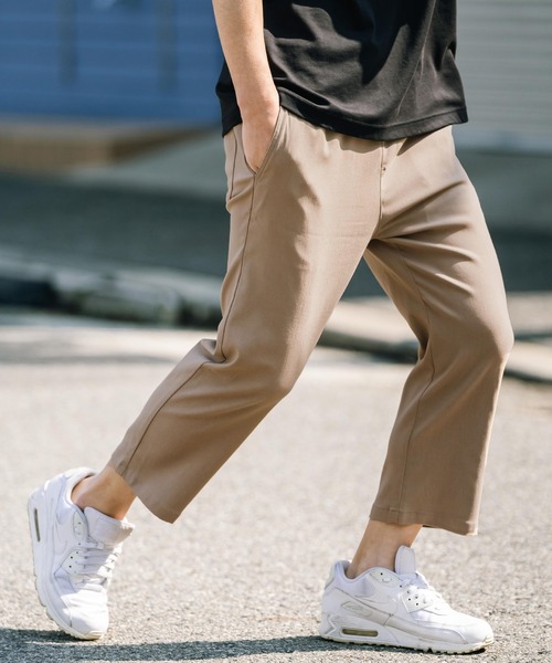 Rocky Monroe（ロッキーモンロー）の「接触冷感 多機能ストレッチクロップドイージーパンツ（その他パンツ・メンズ・チャコール/ブルーグレー/ブラック/ネイビー/ベージュ/インディゴブルー/サックスブルー/グレー/カーキ/オフホワイト・M/XL/L）」の21枚目の写真