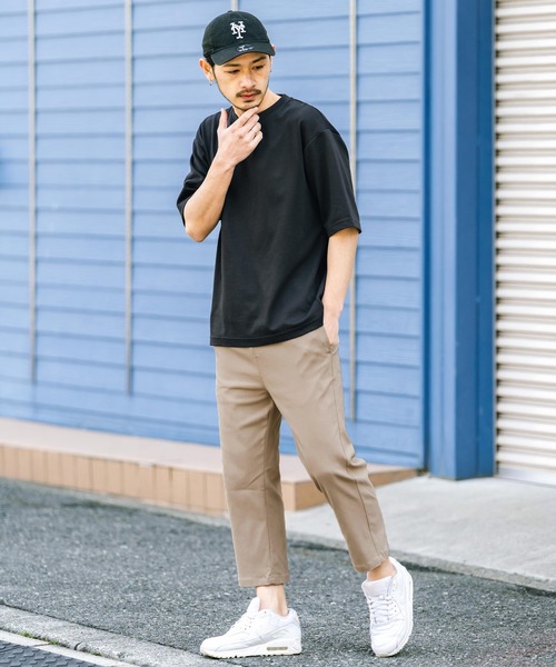 Rocky Monroe（ロッキーモンロー）の「接触冷感 多機能ストレッチクロップドイージーパンツ（その他パンツ・メンズ・チャコール/ブルーグレー/ブラック/ネイビー/ベージュ/インディゴブルー/サックスブルー/グレー/カーキ/オフホワイト・M/XL/L）」の20枚目の写真