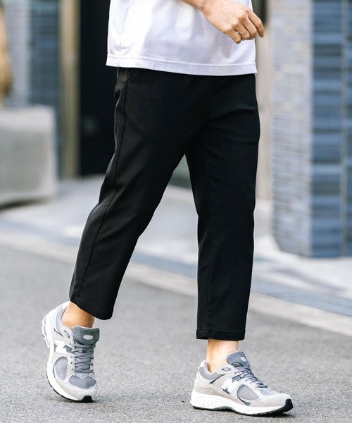 Rocky Monroe（ロッキーモンロー）の「接触冷感 多機能ストレッチクロップドイージーパンツ（その他パンツ・メンズ・チャコール/ブルーグレー/ブラック/ネイビー/ベージュ/インディゴブルー/サックスブルー/グレー/カーキ/オフホワイト・M/XL/L）」の14枚目の写真