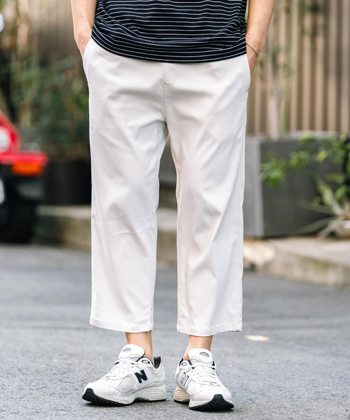 Rocky Monroe（ロッキーモンロー）の「接触冷感 多機能ストレッチクロップドイージーパンツ（その他パンツ・メンズ・チャコール/ブルーグレー/ブラック/ネイビー/ベージュ/インディゴブルー/サックスブルー/グレー/カーキ/オフホワイト・M/XL/L）」の17枚目の写真