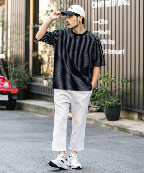 Rocky Monroe（ロッキーモンロー）の「接触冷感 多機能ストレッチクロップドイージーパンツ（その他パンツ・メンズ・チャコール/ブルーグレー/ブラック/ネイビー/ベージュ/インディゴブルー/サックスブルー/グレー/カーキ/オフホワイト・M/XL/L）」の16枚目の写真