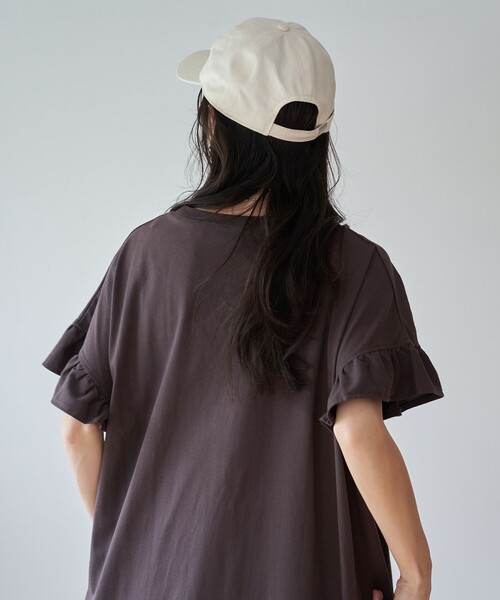 coen(コーエン)の「エマール検証済み【UVカット・接触冷感】WELLTECT USA フリルワンピース(ワンピース・レディース・ネイビー/ブラック/ダークブラウン・FREE)」の13枚目の写真