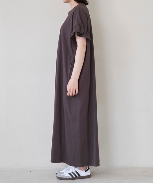 coen(コーエン)の「エマール検証済み【UVカット・接触冷感】WELLTECT USA フリルワンピース(ワンピース・レディース・ネイビー/ブラック/ダークブラウン・FREE)」の20枚目の写真