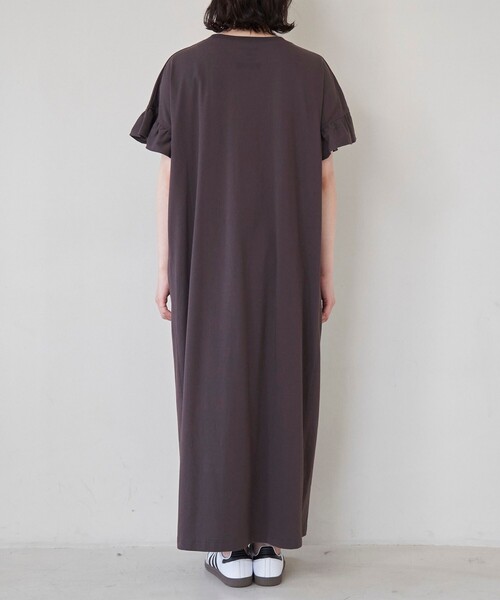 coen(コーエン)の「エマール検証済み【UVカット・接触冷感】WELLTECT USA フリルワンピース(ワンピース・レディース・ネイビー/ブラック/ダークブラウン・FREE)」の21枚目の写真