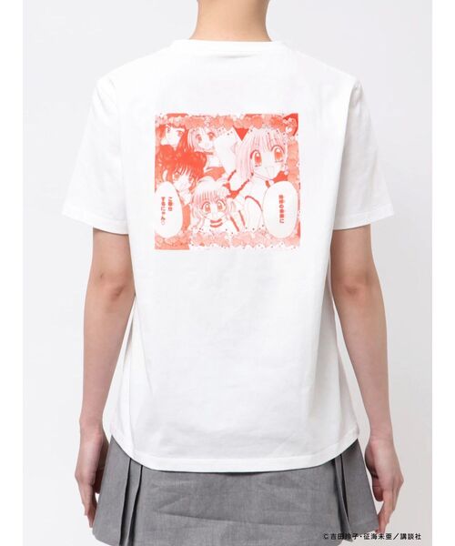 ミュウミュウ Tシャツ Miu Miu クロップド Tシャツ | ブラック | FARFETCH JP