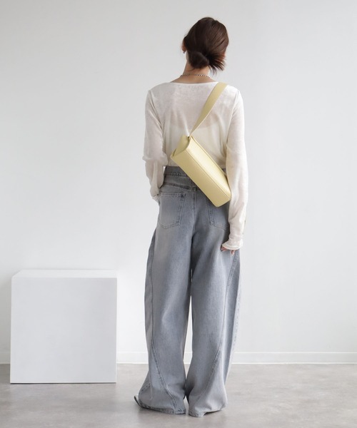 NOGLE（ノグル）の「【NOGLE/ノグル】ケミカルラインバギーデニム（デニムパンツ・レディース・ライトブルー/ブラック/ブルー系その他・S/M）」の18枚目の写真