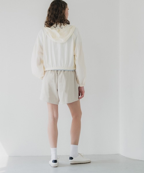 coca(coca)(コカ)の「ナイロンクロップドアウター(ブルゾン・レディース・ホワイト/ネイビー・S/M/L)」の16枚目の写真